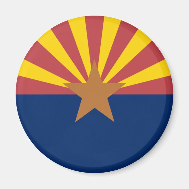 Imán Bandera de Arizona (Frente)