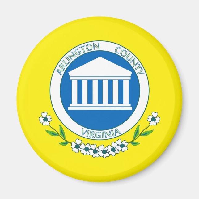 Imán Bandera de Arlington (Virginia) (Frente)