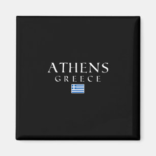 Imán Bandera de Atenas Grecia Vacaciones en Atenas Recu