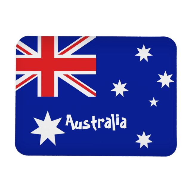 Imán Bandera de Australia (Horizontal)