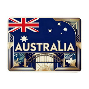 Imán Bandera de AUSTRALIA Identidad Nacional de Lujo