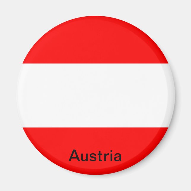 Imán Bandera de Austria (Frente)