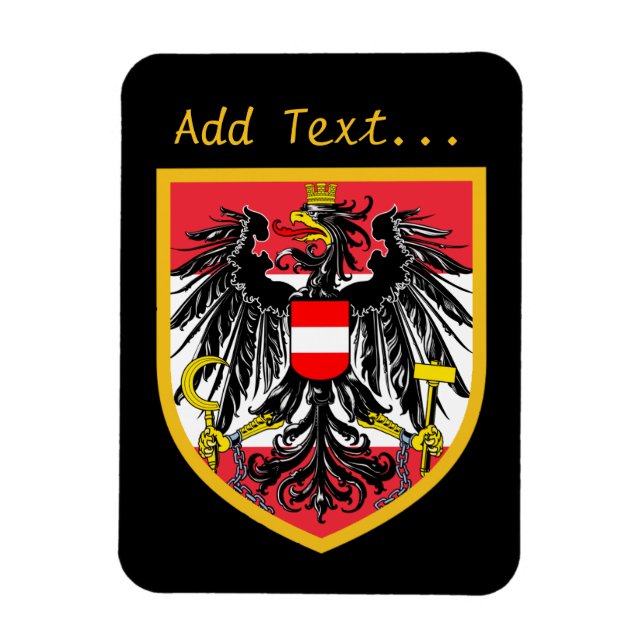 Imán Bandera de Austria (Vertical)