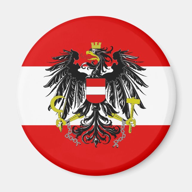 Imán Bandera de Austria (Frente)