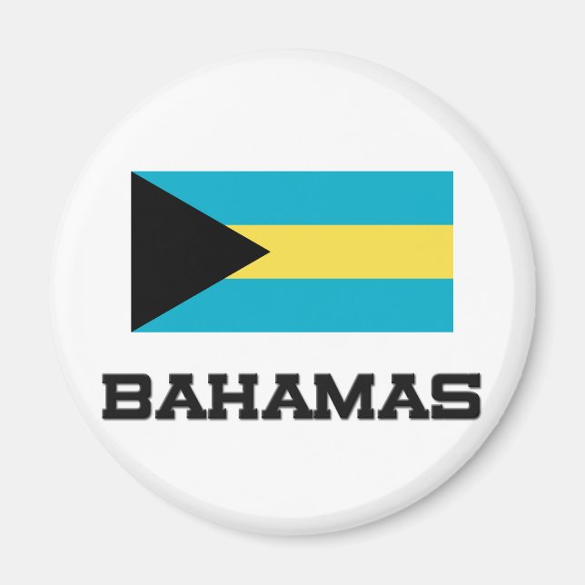 Imán Bandera de Bahamas (Frente)