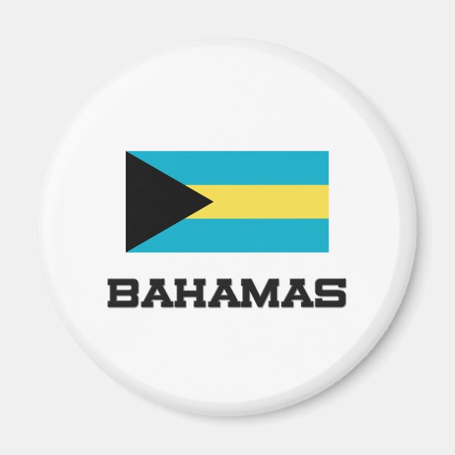 Imán Bandera de Bahamas (Frente)