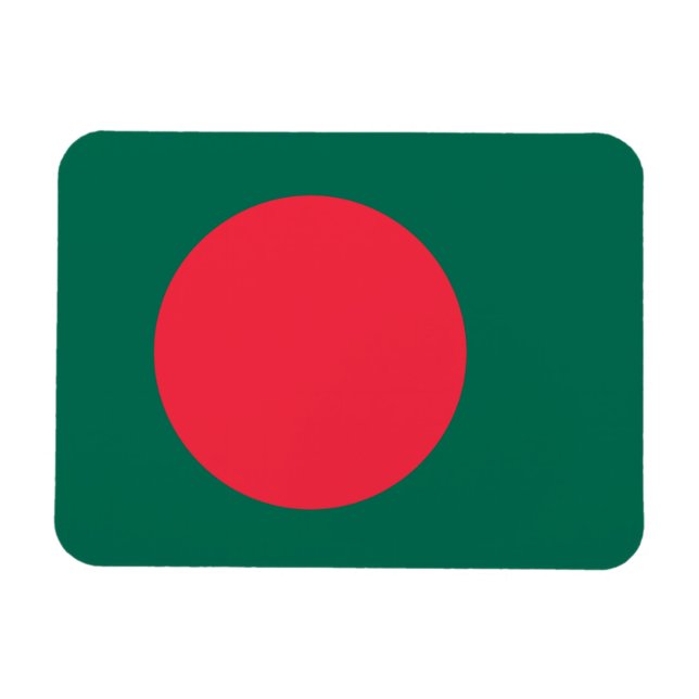Imán Bandera de Bangladesh (Bangladesh) (Horizontal)