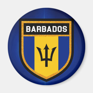 Imán Bandera de Barbados
