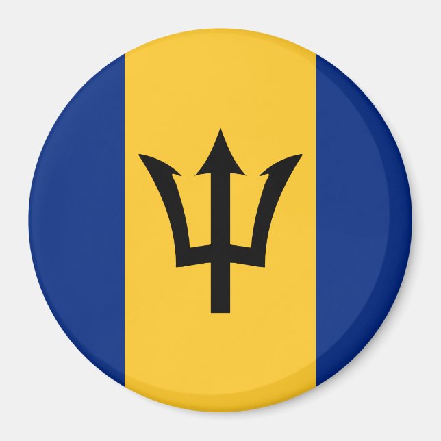 Imán Bandera de Barbados (Frente)