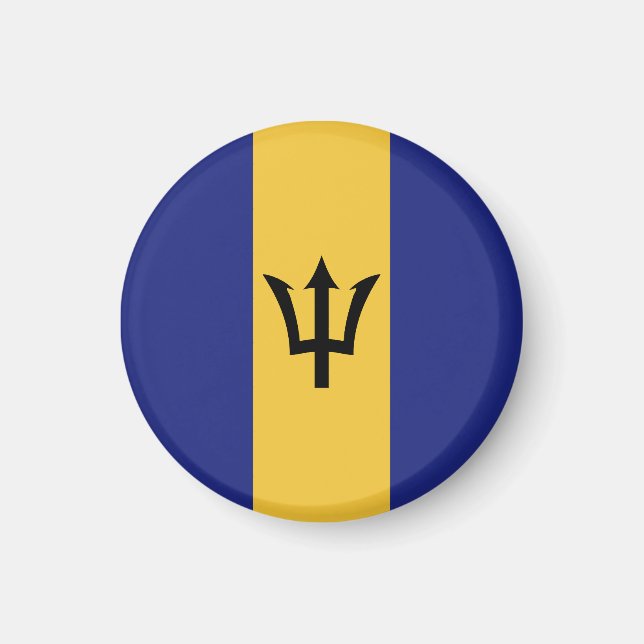 Imán Bandera de Barbados (Frente)