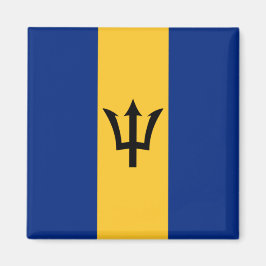 Imán Bandera de Barbados (Barbados) (Bajan)