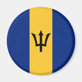 Imán Bandera de Barbados (Barbados) (Bajan)