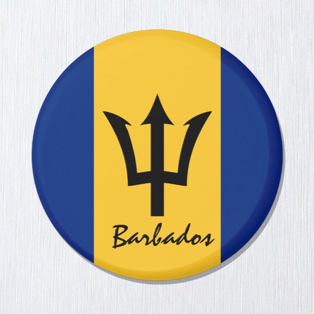 Imán Bandera de Barbados y América - hinchas de viajes  (Subido por el creador)