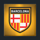 Imán Bandera de Barcelona<br><div class="desc">Bandera de Barcelona</div>