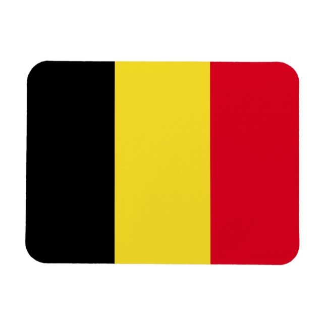 Imán Bandera de Bélgica (Horizontal)