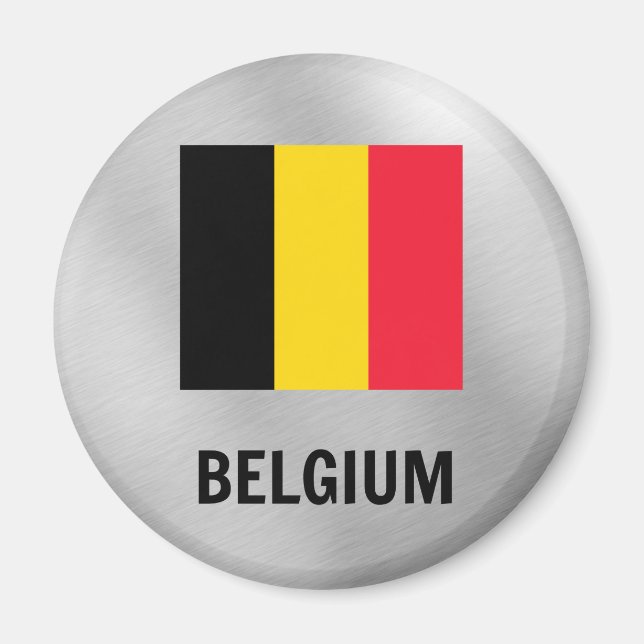 Imán Bandera de Bélgica (Frente)