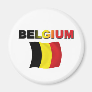 Imán Bandera de Bélgica