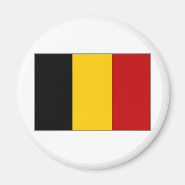 Imán Bandera de Bélgica (Frente)