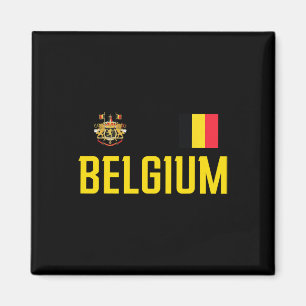 Imán Bandera de Bélgica Belgie Fútbol Fútbol Fanático H