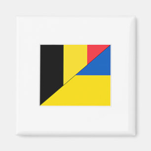 Imán Bandera de Bélgica Ucrania Nacionalidad belga ucra