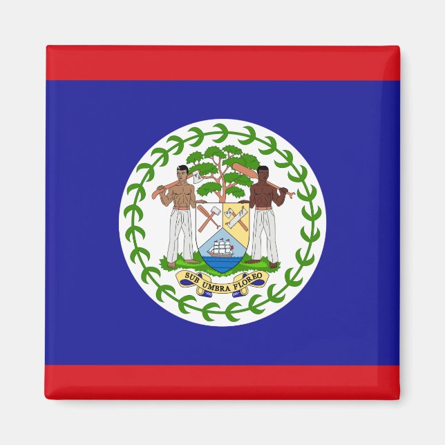 Imán Bandera de Belice (Frente)