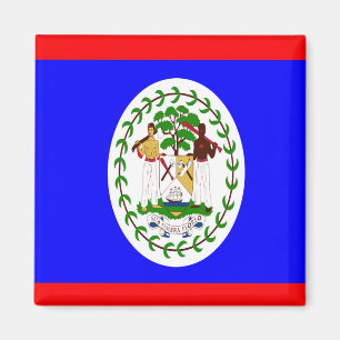 Imán Bandera de Belice