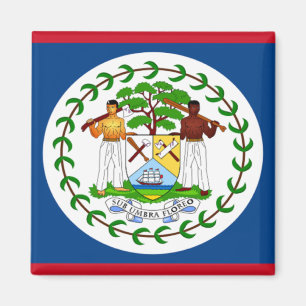 Imán Bandera de Belice