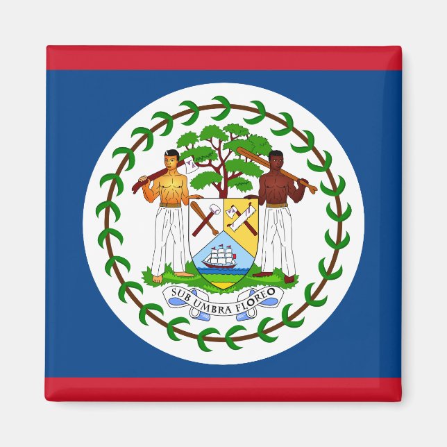 Imán Bandera de Belice (Frente)