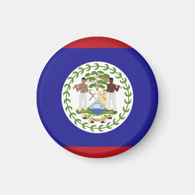 Imán Bandera de Belice (Frente)