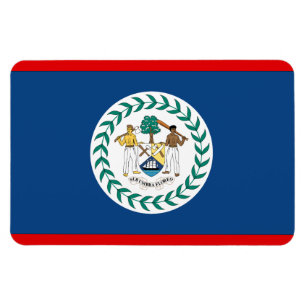 Imán Bandera de Belice