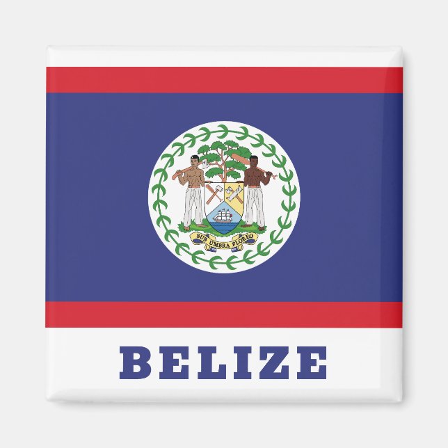 Imán Bandera de Belice (Frente)