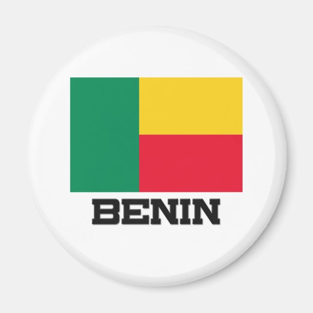 Imán Bandera de Benín (Frente)
