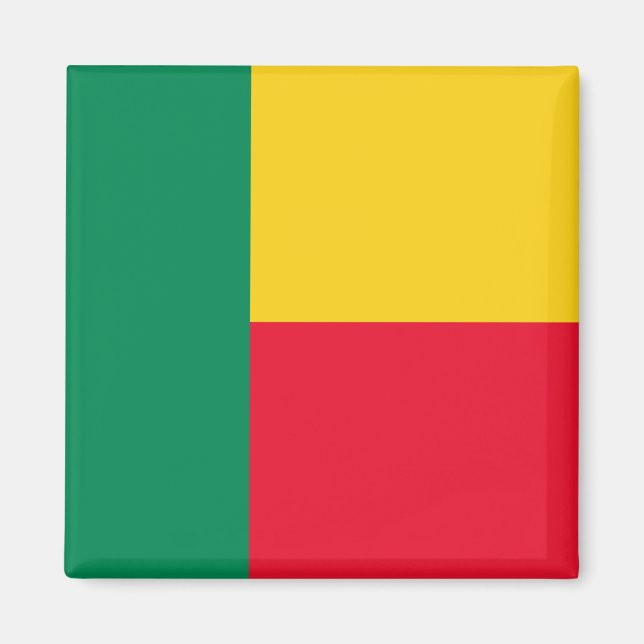 Imán Bandera de Benin (África) (Frente)