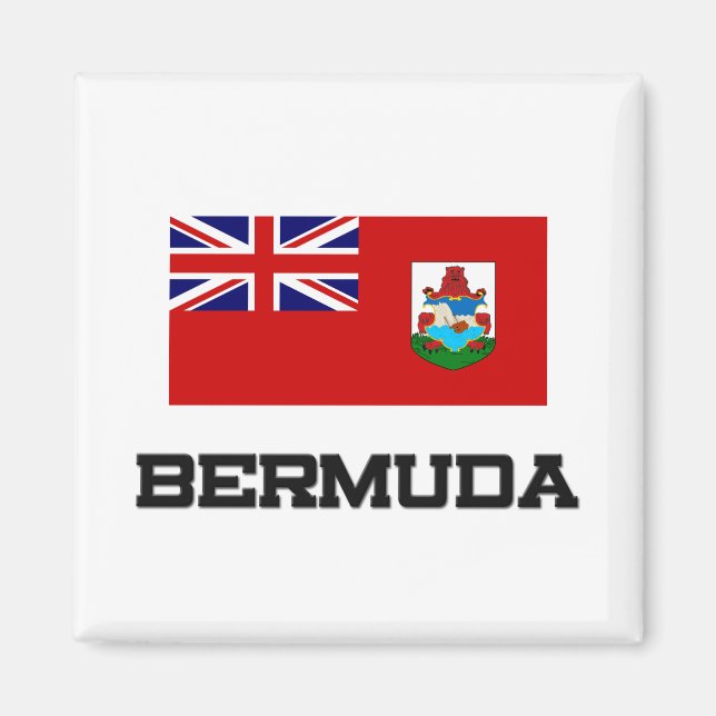 Imán Bandera de Bermudas (Frente)