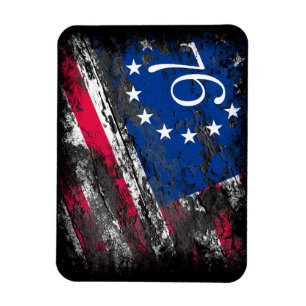 Imán Bandera de Betsy Ross 1776 Patriótica 4 de julio