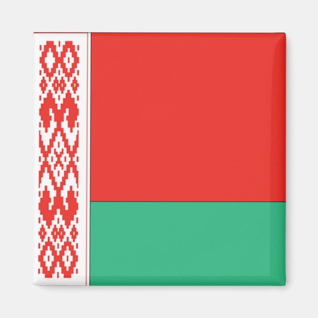 Imán Bandera de Bielorrusia (Frente)