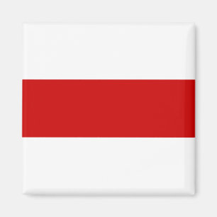 Imán Bandera de Bielorrusia (rojo y blanco)