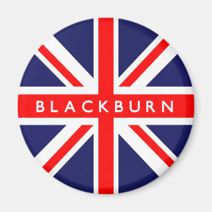 Imán Bandera de Blackburn en el Reino Unido