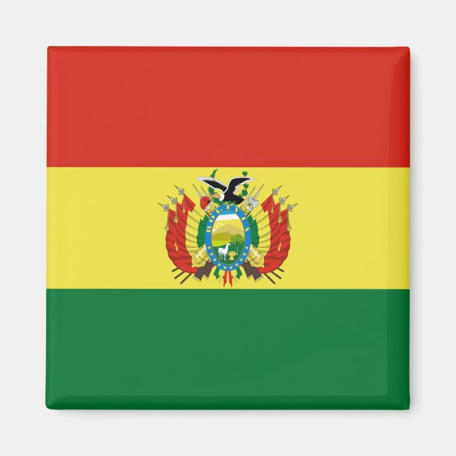 Imán Bandera de Bolivia (Frente)