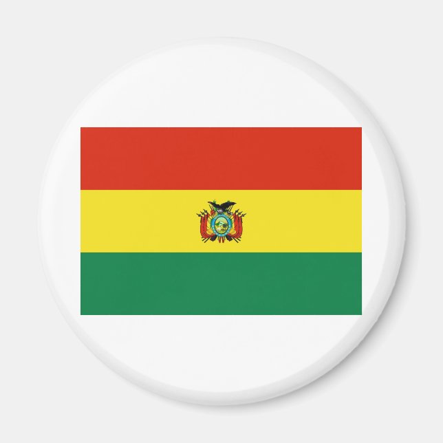 Imán Bandera de Bolivia (Frente)