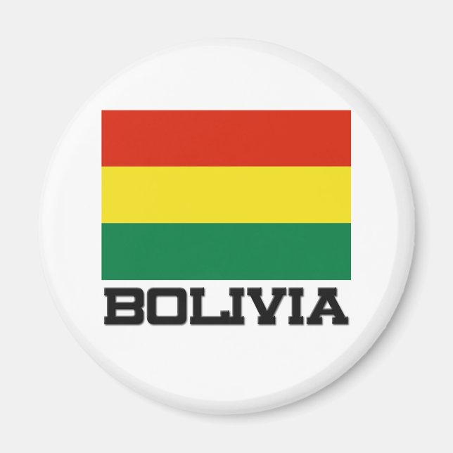 Imán Bandera de Bolivia (Frente)