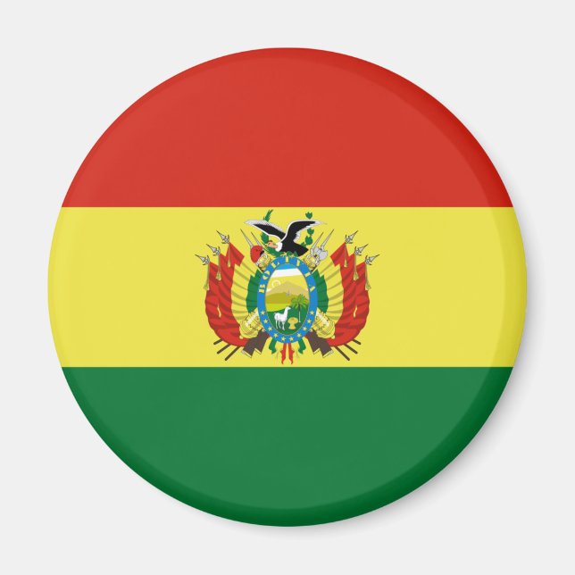 Imán Bandera de Bolivia (Frente)