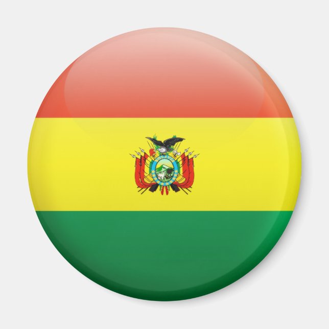 Imán Bandera de Bolivia (Frente)