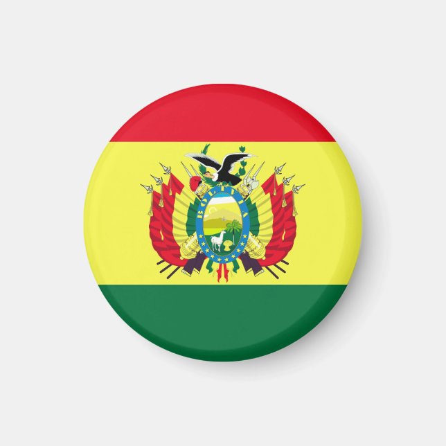 Imán Bandera de Bolivia (Frente)