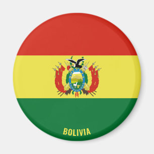 Imán Bandera de Bolivia encantando a patriotas