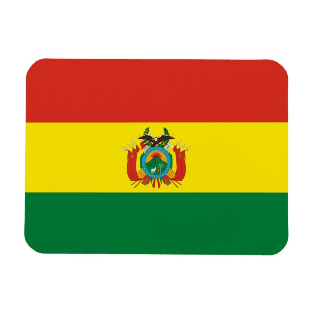 Imán Bandera de Bolivia Patriótica (Horizontal)