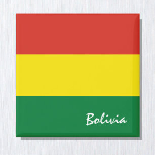 Imán Bandera de Bolivia y hinchas de deportes/vacacione
