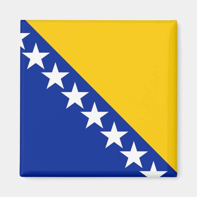 Imán Bandera de Bosnia y Herzegovina (Frente)