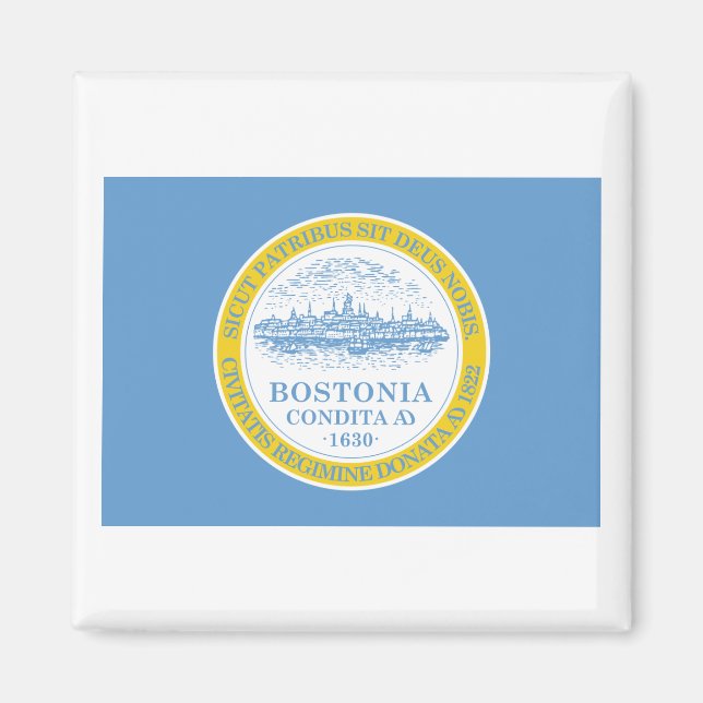 Imán Bandera de Boston (Frente)