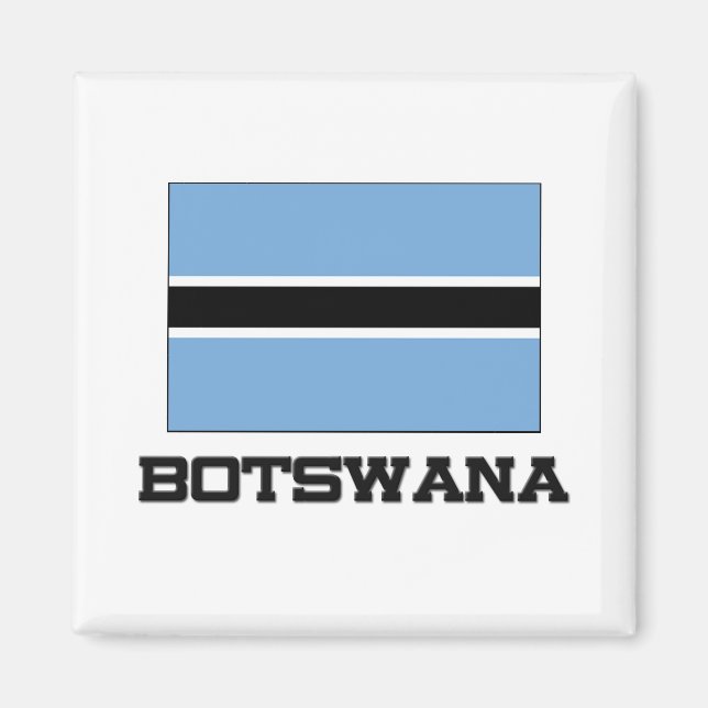 Imán Bandera de Botsuana (Frente)